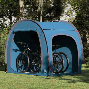 Vidaxl fietstent 210 x 156 x 180 cm waterdicht blauw