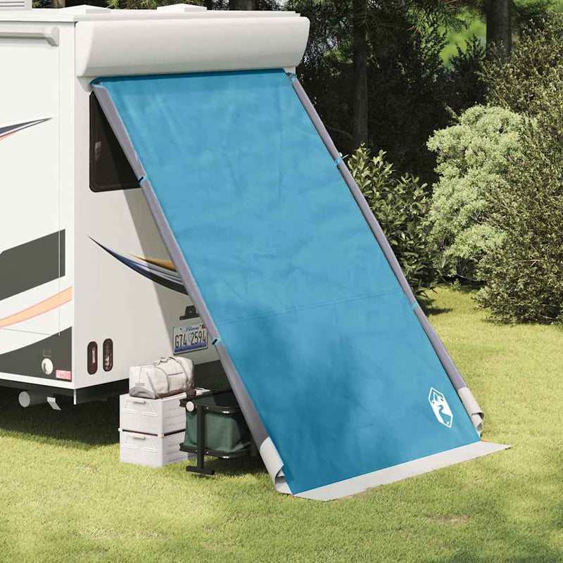 Load image into Gallery viewer, Vidaxl achterkleptent met dak blauw 190 x 150 x 185 cm taft
