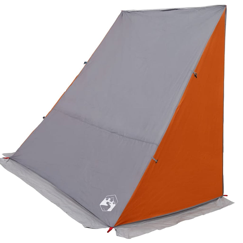 Load image into Gallery viewer, Vidaxl achterkleptent met dak grijs en oranje 190 x 150 x 185 cm taft
