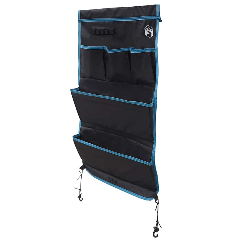 Load image into Gallery viewer, Vidaxl opslagzak met opslag zwart en blauw 91 x 47,5 cm oxford
