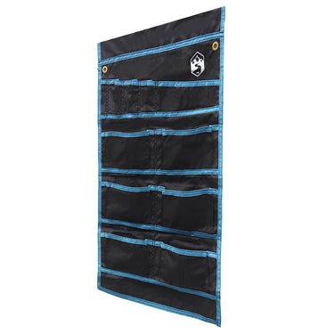 Vidaxl opslagzak met opslag zwart en blauw 63,5 x 40 cm oxford