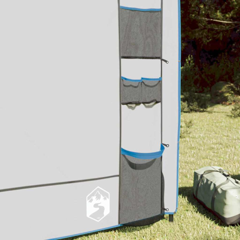 Load image into Gallery viewer, Vidaxl hangende tentorganiser grijs en blauw 320 x 182 cm oxford
