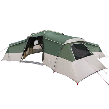 Vidaxl gezinstent met dak met opslag groen 833 x 585 x 216 cm taft