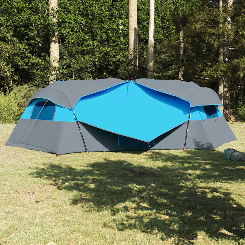 Load image into Gallery viewer, Vidaxl binnentent met dak met opslag blauw 520 x 520 x 190 cm taft
