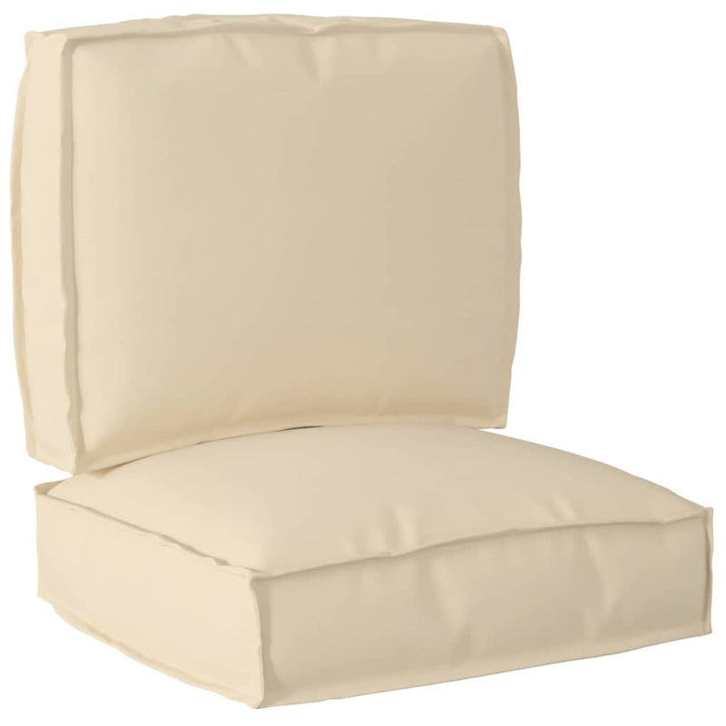 Load image into Gallery viewer, Vidaxl pallet kussen set 2 pcs beige oxford stof
