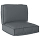 Vidaxl pallet kussen set 2 pcs antraciet oxford stof