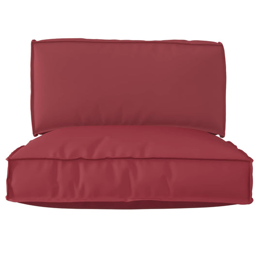 Vidaxl pallet kussen set 2 pcs grijs oxford stof