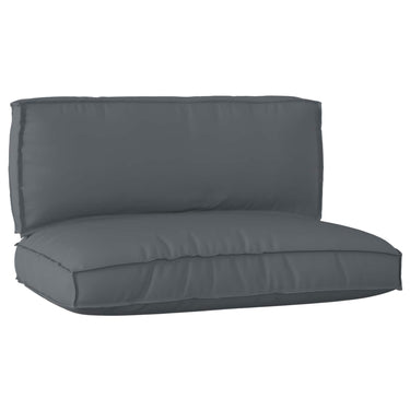 Vidaxl pallet kussen set 2 pcs antraciet oxford stof