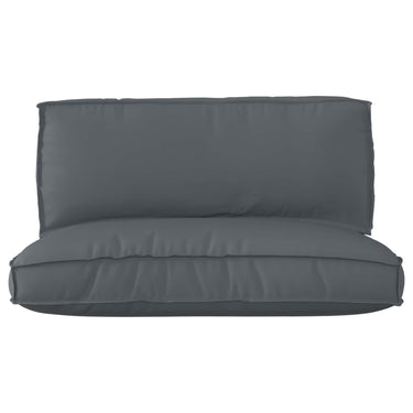Vidaxl pallet kussen set 2 pcs antraciet oxford stof