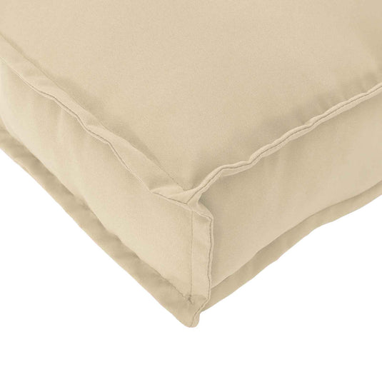 Vidaxl pallet kussen set 2 pcs beige oxford stof
