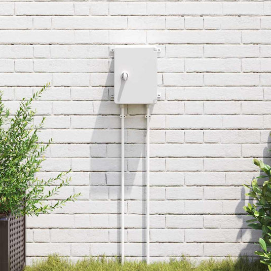 Vidaxl bedieningskast grijs 47 x 20 x 60 cm abs kunststof