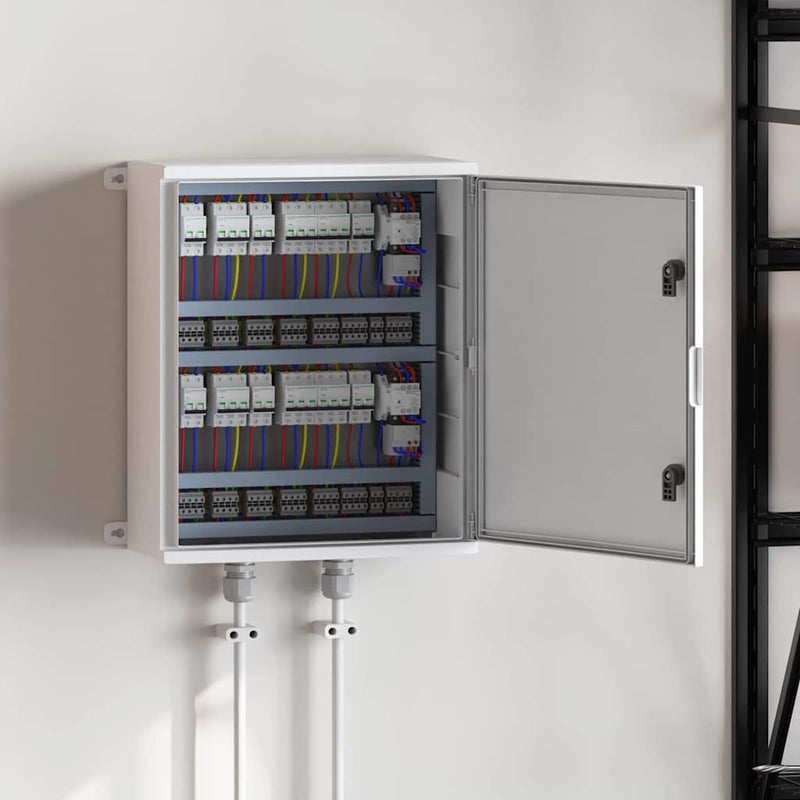 Load image into Gallery viewer, Vidaxl bedieningskast grijs 47 x 20 x 60 cm abs kunststof
