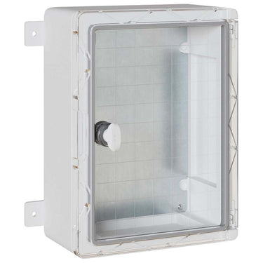 Vidaxl bedieningskast grijs 25 x 15 x 35 cm abs kunststof