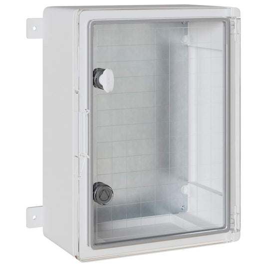 Vidaxl bedieningskast grijs 30 x 16,5 x 40 cm abs kunststof
