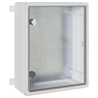 Vidaxl bedieningskast grijs 40 x 17,5 x 50 cm abs kunststof