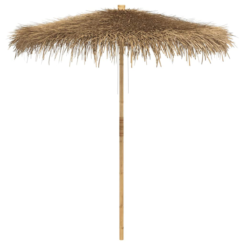 Load image into Gallery viewer, Vidaxl tiki paraplu met bananenblad luifel 240 cm bamboe
