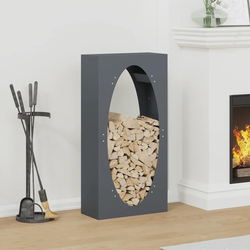 Load image into Gallery viewer, Vidaxl brandhoutrek 50x23x100 cm koudgewalst staal antracietkleurig
