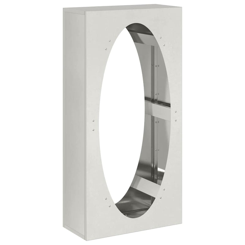 Load image into Gallery viewer, Vidaxl brandhoutrek 50x23x100 cm roestvrij staal
