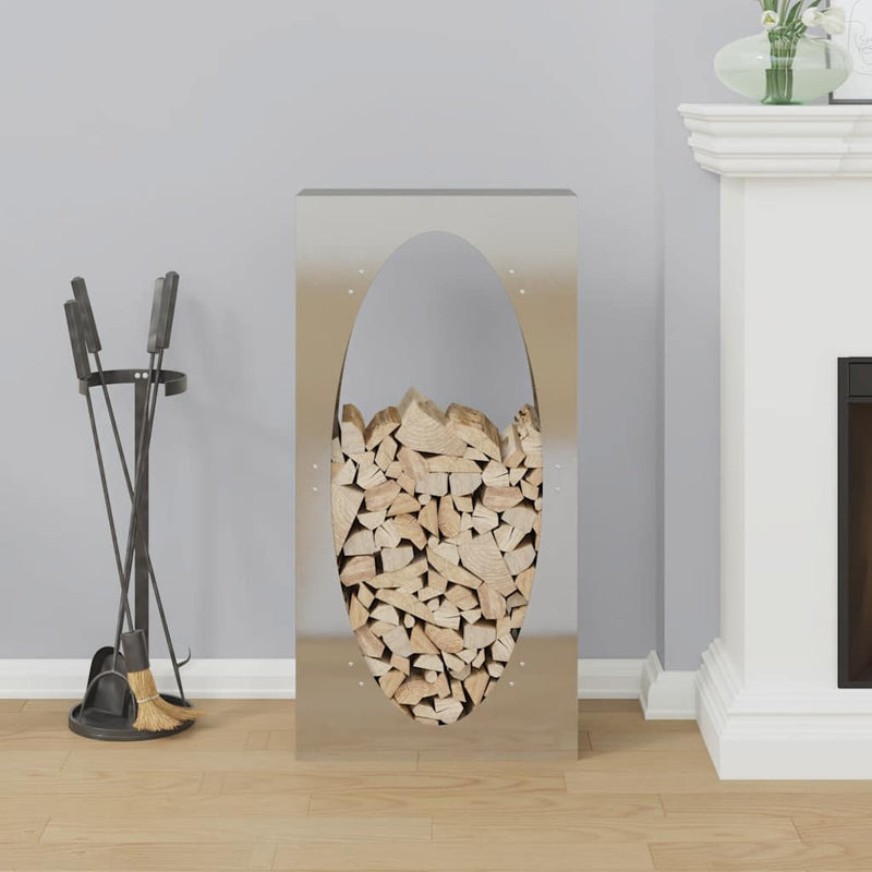 Load image into Gallery viewer, Vidaxl brandhoutrek 50x23x100 cm roestvrij staal
