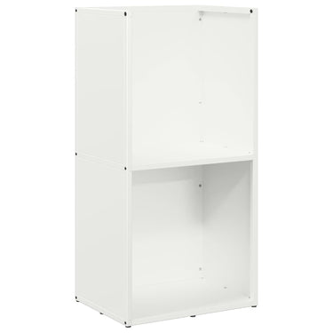 Vidaxl brandhoutrek 40x30x80 cm koudgewalst staal wit