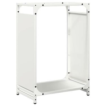 Vidaxl brandhoutrek 44x28x65 cm koudgewalst staal wit