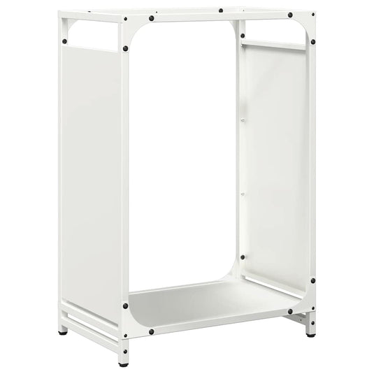 Vidaxl brandhoutrek 44x28x65 cm koudgewalst staal wit