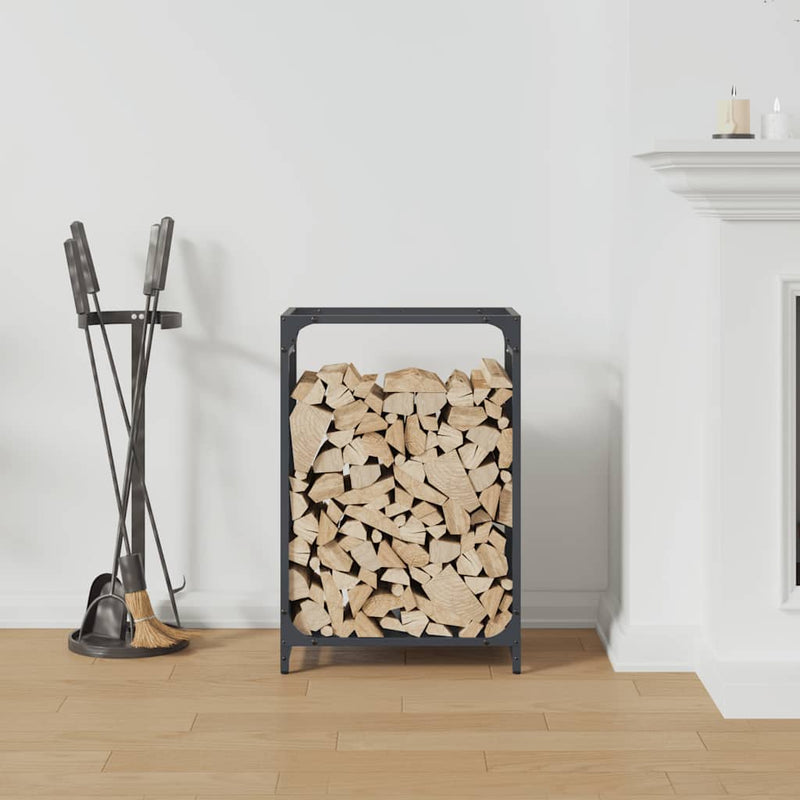 Load image into Gallery viewer, Vidaxl brandhoutrek 44x28x65 cm koudgewalst staal antracietkleurig
