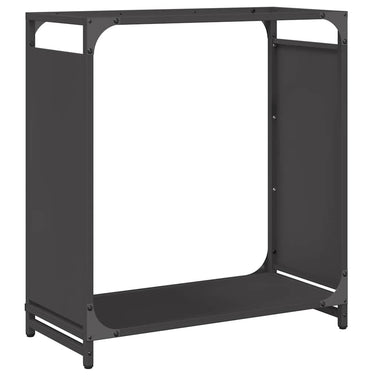 Vidaxl brandhoutrek 60x28x65 cm koudgewalst staal zwart