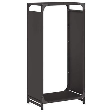 Vidaxl brandhoutrek 44x28x90 cm koudgewalst staal zwart