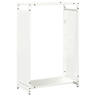 Vidaxl brandhoutrek 60x28x90 cm koudgewalst staal wit