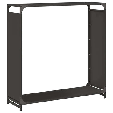Vidaxl brandhoutrek 90x28x90 cm koudgewalst staal zwart