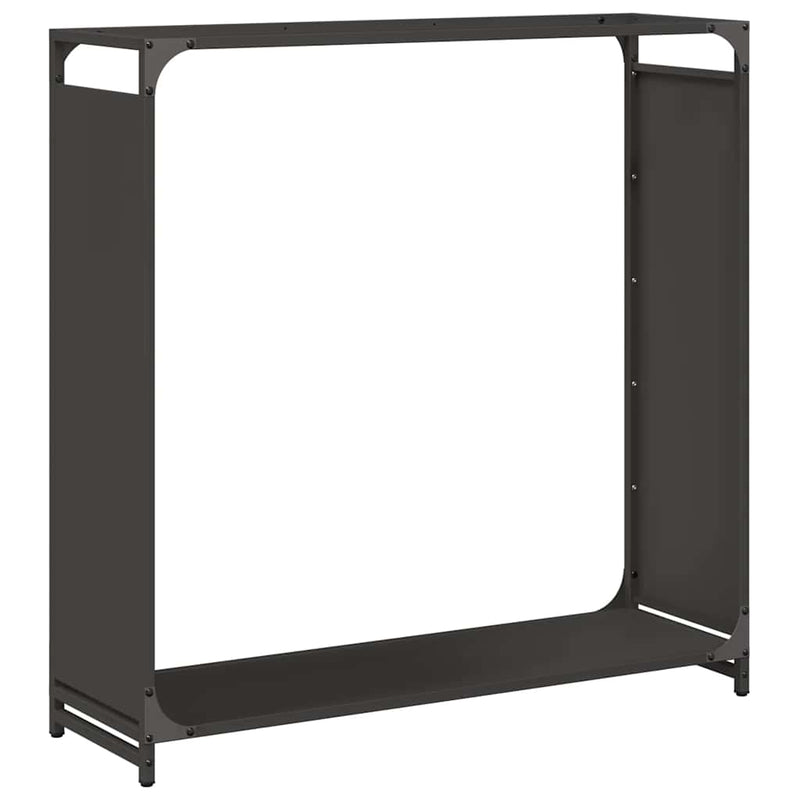 Load image into Gallery viewer, Vidaxl brandhoutrek 90x28x90 cm koudgewalst staal zwart

