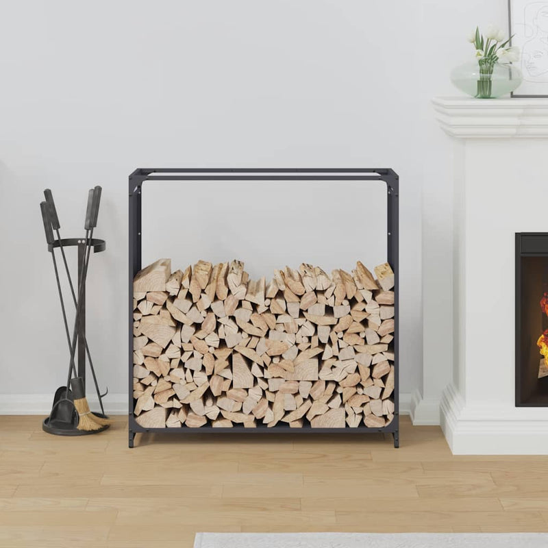 Load image into Gallery viewer, Vidaxl brandhoutrek 90x28x90 cm koudgewalst staal antracietkleurig
