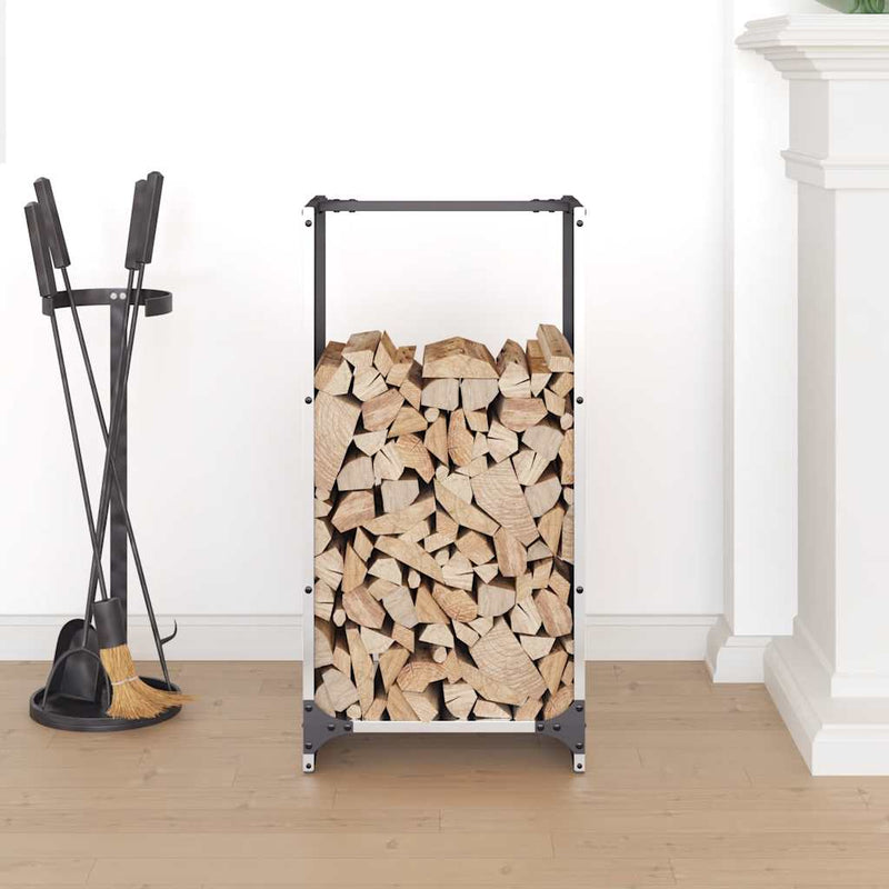 Load image into Gallery viewer, Vidaxl brandhoutrek 40x30x80 cm roestvrij staal
