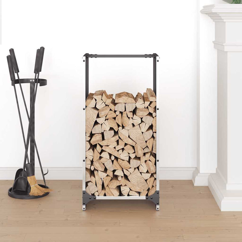 Load image into Gallery viewer, Vidaxl brandhoutrek 40x30x80 cm roestvrij staal
