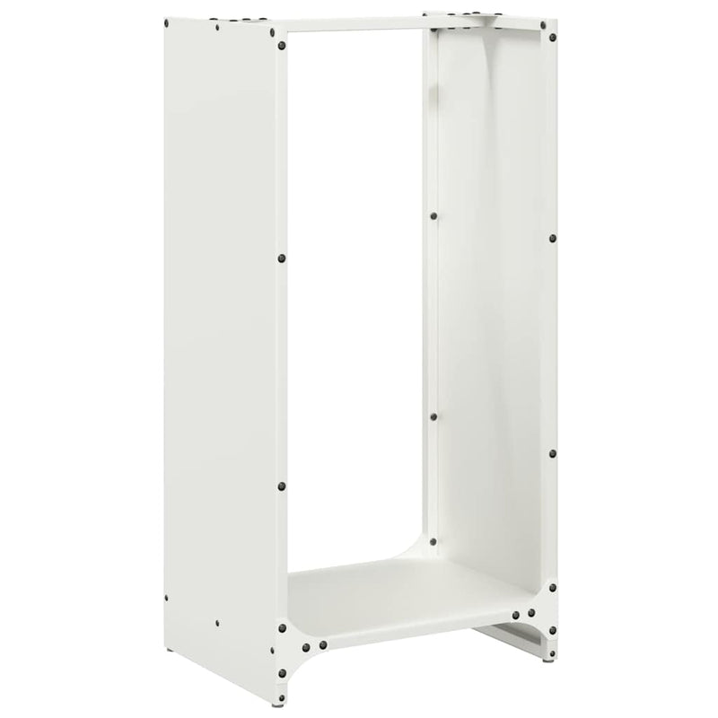 Load image into Gallery viewer, Vidaxl brandhoutrek 40x30x80 cm koudgewalst staal wit
