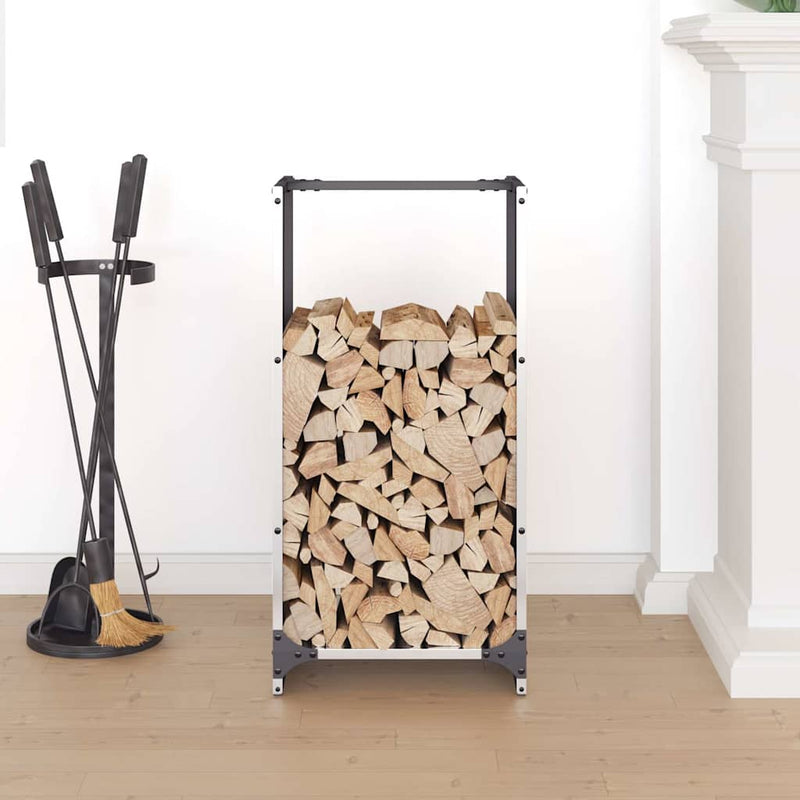 Load image into Gallery viewer, Vidaxl brandhoutrek 40x30x80 cm roestvrij staal
