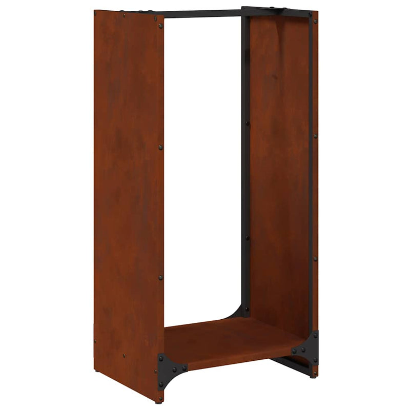 Load image into Gallery viewer, Vidaxl brandhoutrek 40x30x80 cm weervast staal
