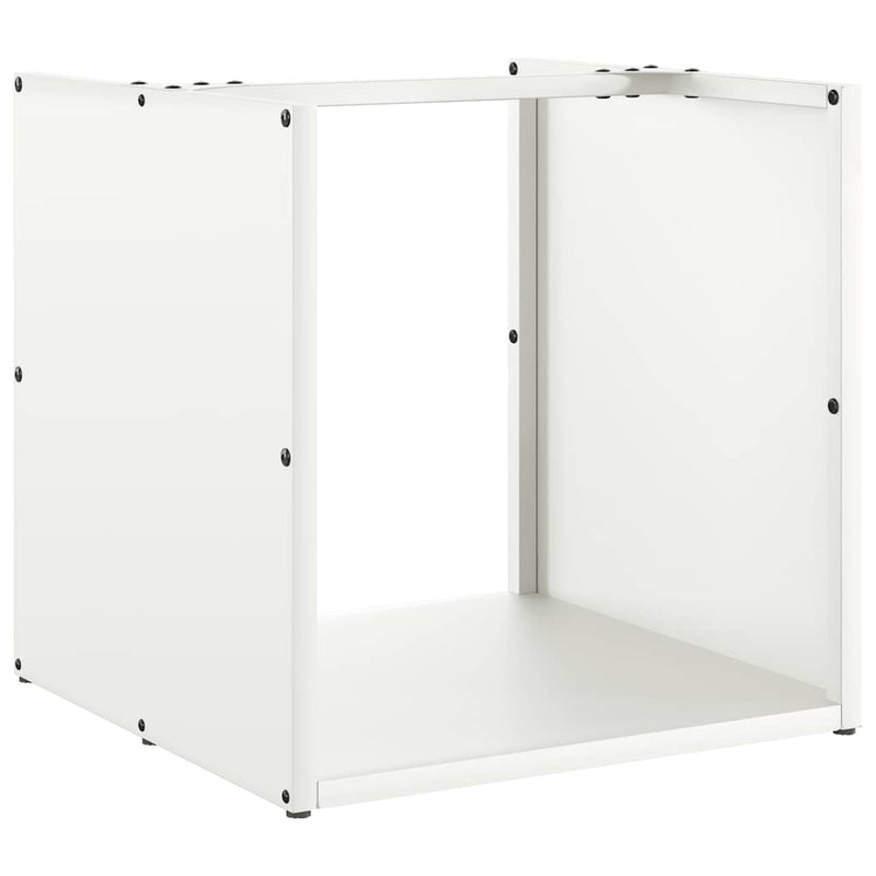 Load image into Gallery viewer, Vidaxl brandhoutrek 40x40x40 cm koudgewalst staal wit
