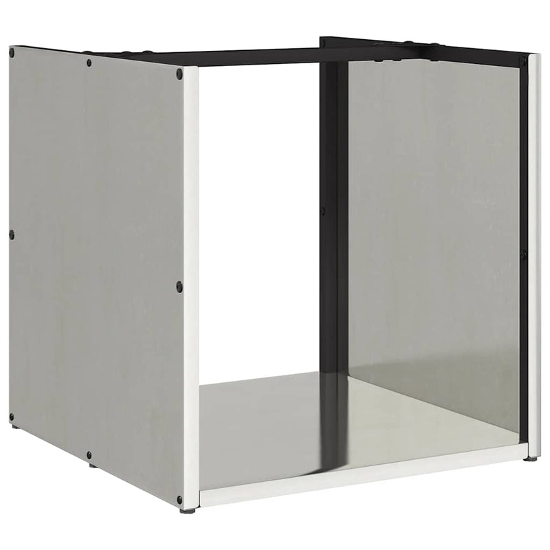Load image into Gallery viewer, Vidaxl brandhoutrek 40x40x40 cm roestvrij staal
