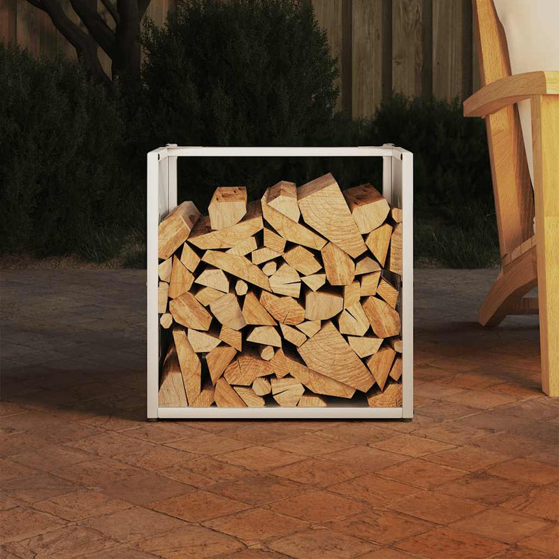 Load image into Gallery viewer, Vidaxl brandhoutrek 40x40x40 cm koudgewalst staal wit

