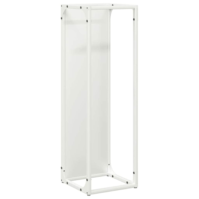 Load image into Gallery viewer, Vidaxl brandhoutrek 25x25x80 cm koudgewalst staal wit
