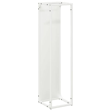 Vidaxl brandhoutrek 25x25x100 cm koudgewalst staal wit