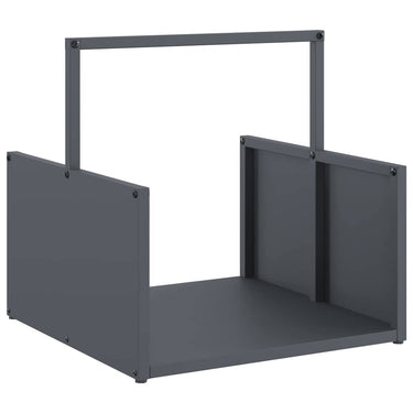Vidaxl brandhoutrek 40x40x40 cm koudgewalst staal antracietkleurig