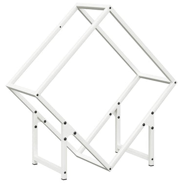 Vidaxl brandhoutrek 60x25x60 cm koudgewalst staal wit