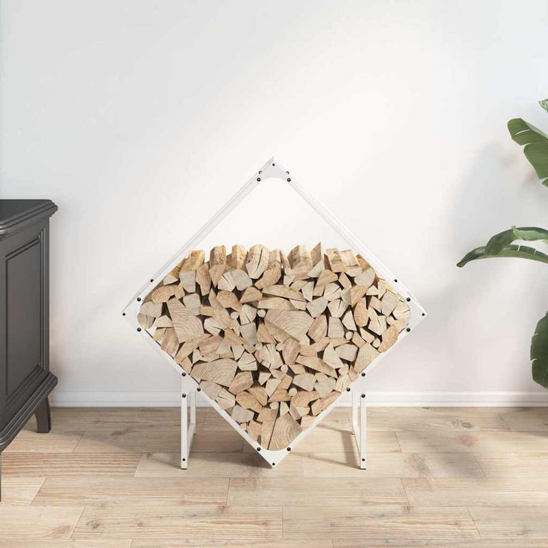 Load image into Gallery viewer, Vidaxl brandhoutrek 80x25x80 cm koudgewalst staal wit
