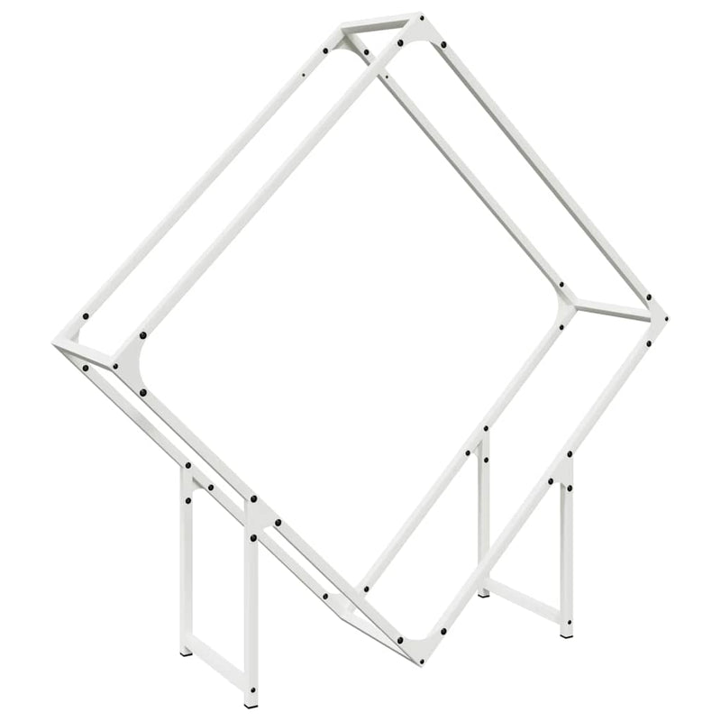 Load image into Gallery viewer, Vidaxl brandhoutrek 100x25x100 cm koudgewalst staal wit
