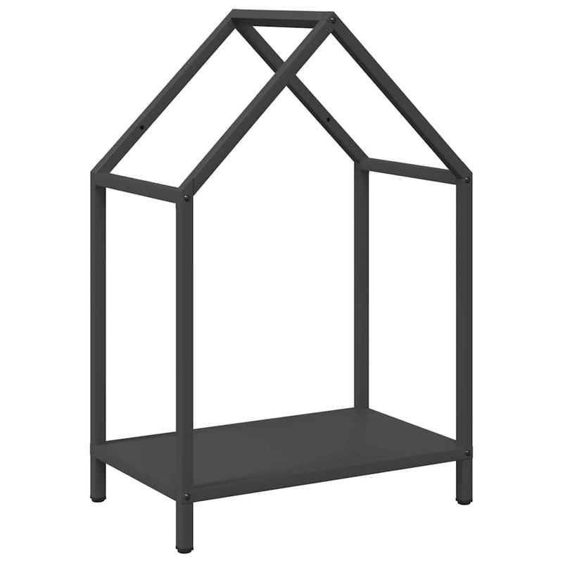 Load image into Gallery viewer, Vidaxl brandhoutrek 40x25x60 cm koudgewalst staal zwart
