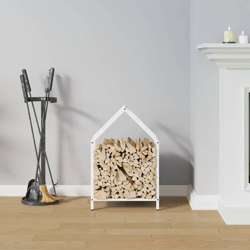 Load image into Gallery viewer, Vidaxl brandhoutrek 40x25x60 cm koudgewalst staal wit
