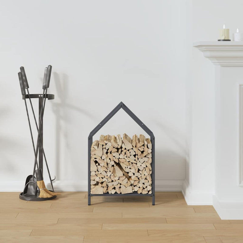 Load image into Gallery viewer, Vidaxl brandhoutrek 40x25x60 cm koudgewalst staal antracietkleurig
